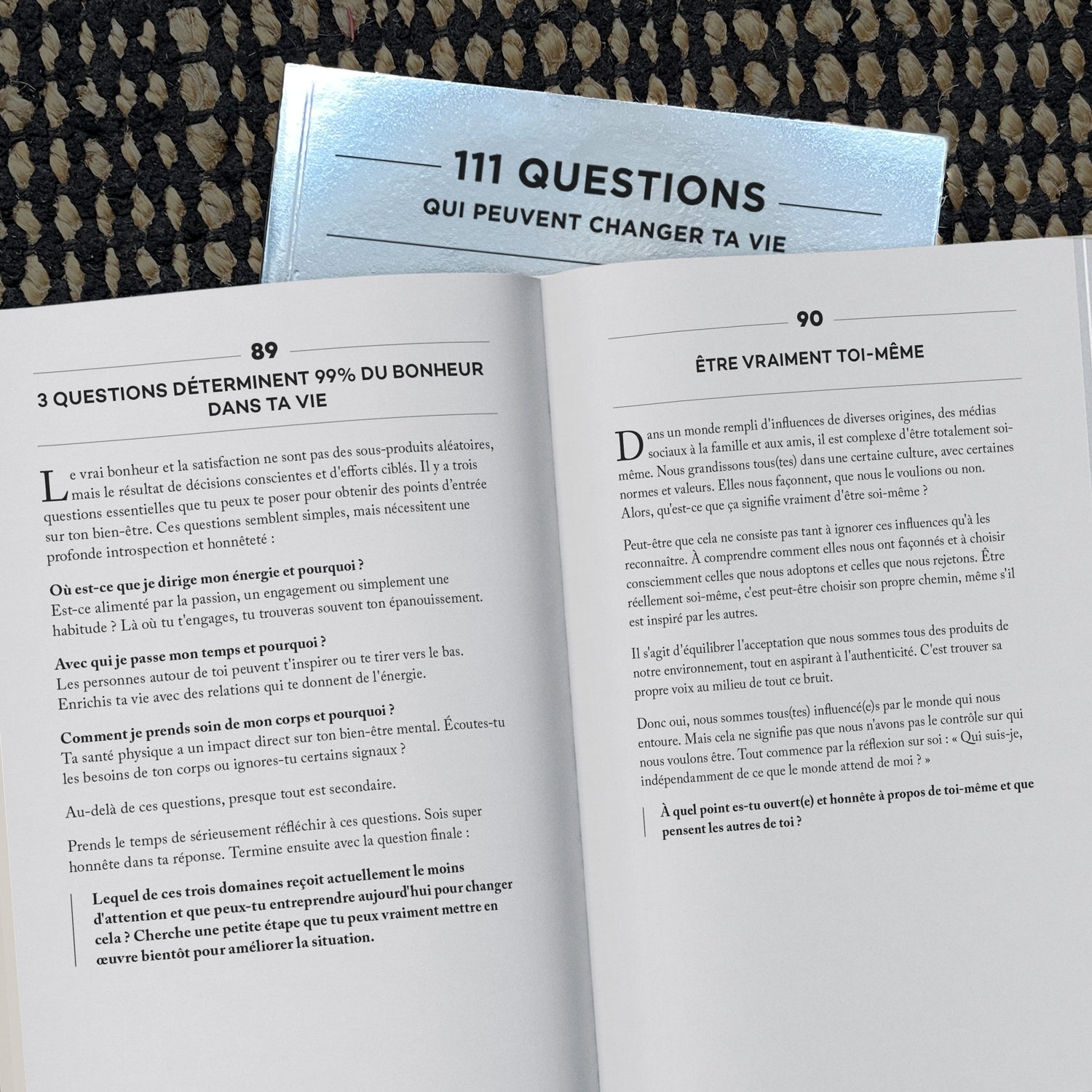 Livre : 111 questions qui peuvent changer ta vie