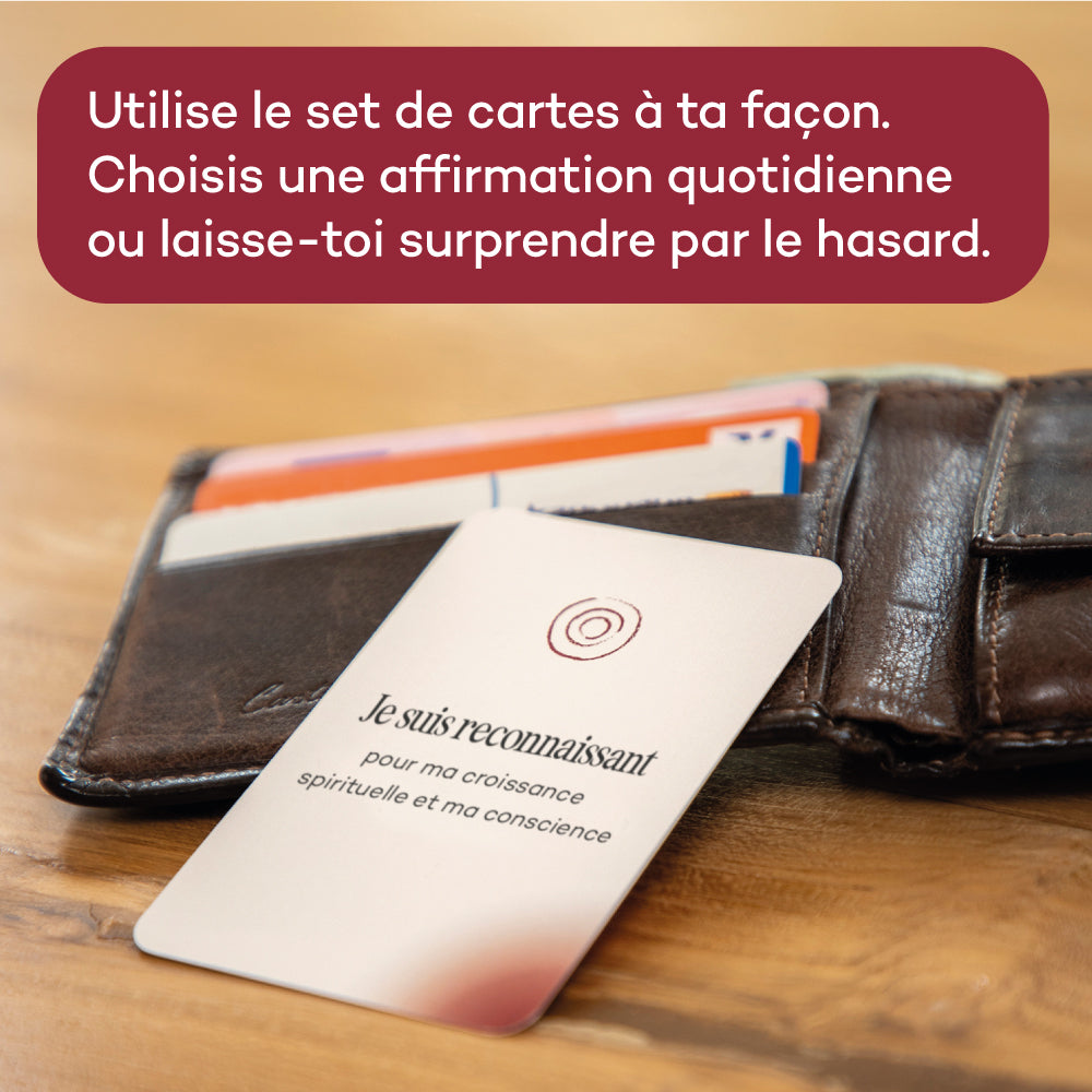 Cartes d'affirmation