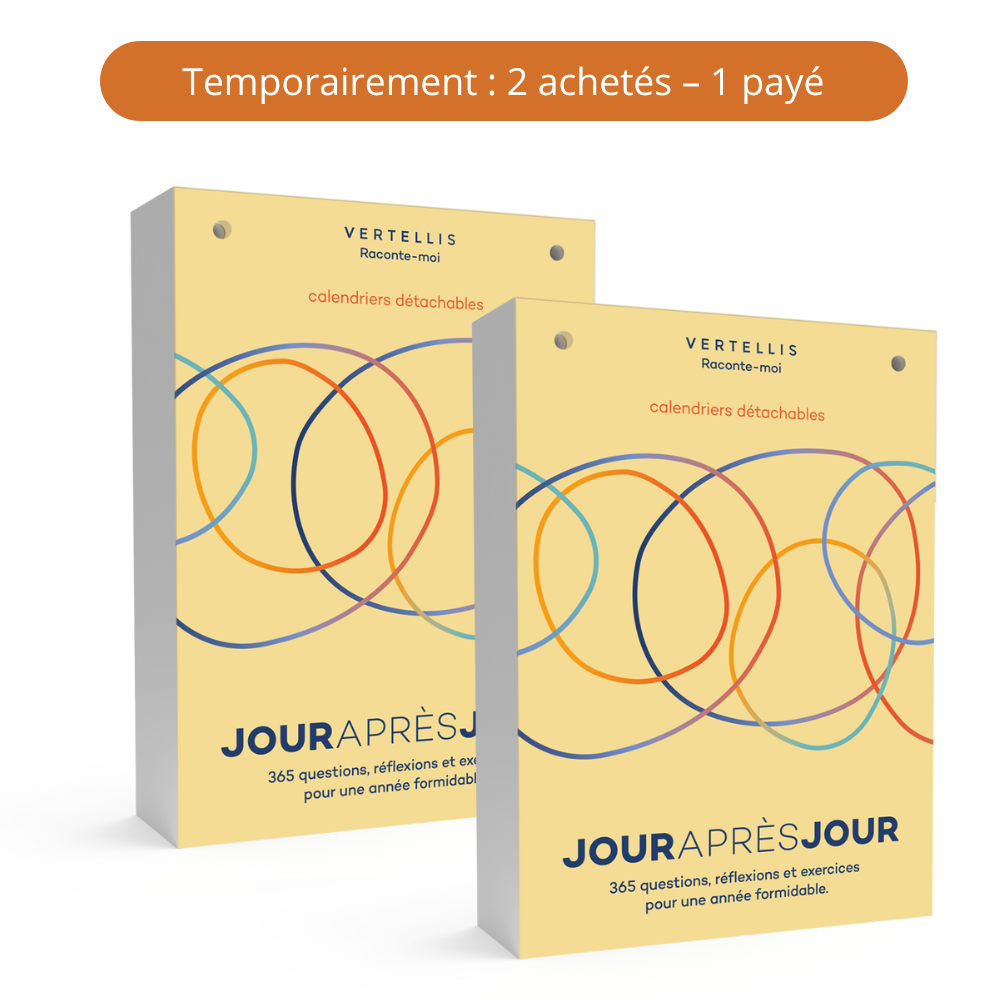 Calendrier détachable Jour après Jour - Temporairement : 2 achetés – 1 payé